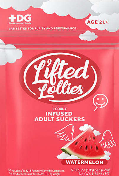 Lifted Lollies Watermelon, 5 ct bag